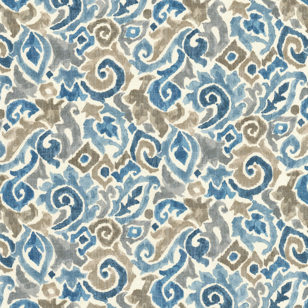 Java 2 Starlight by Stout Fabric Stout Fabric Java 2 StarlightFabric Comfortable Living Moonstone/Navy 100%Cot Pakistan </p><p>Repeat: H: 18, V: 24.125 55 in - Fabric Carolina -