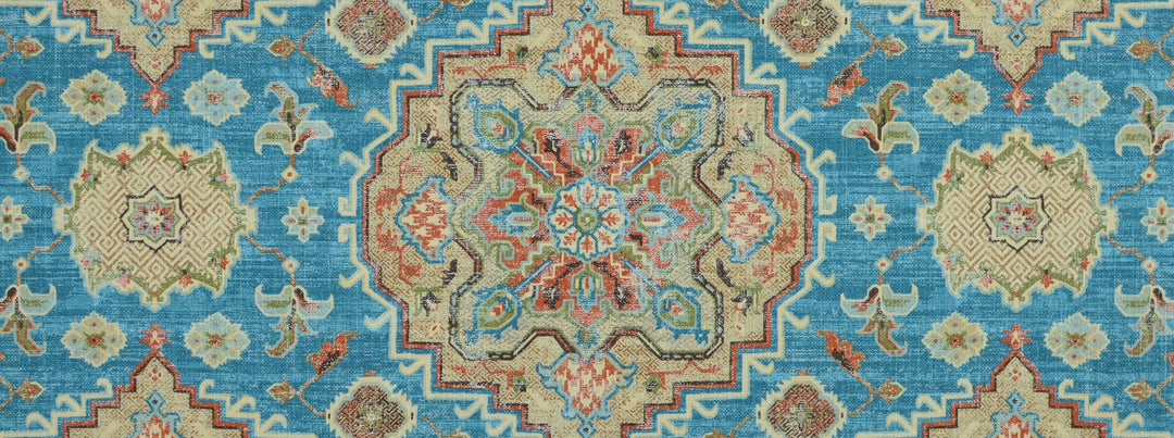 Jaya 505 Prussian Blue by Covington Designer Fabric