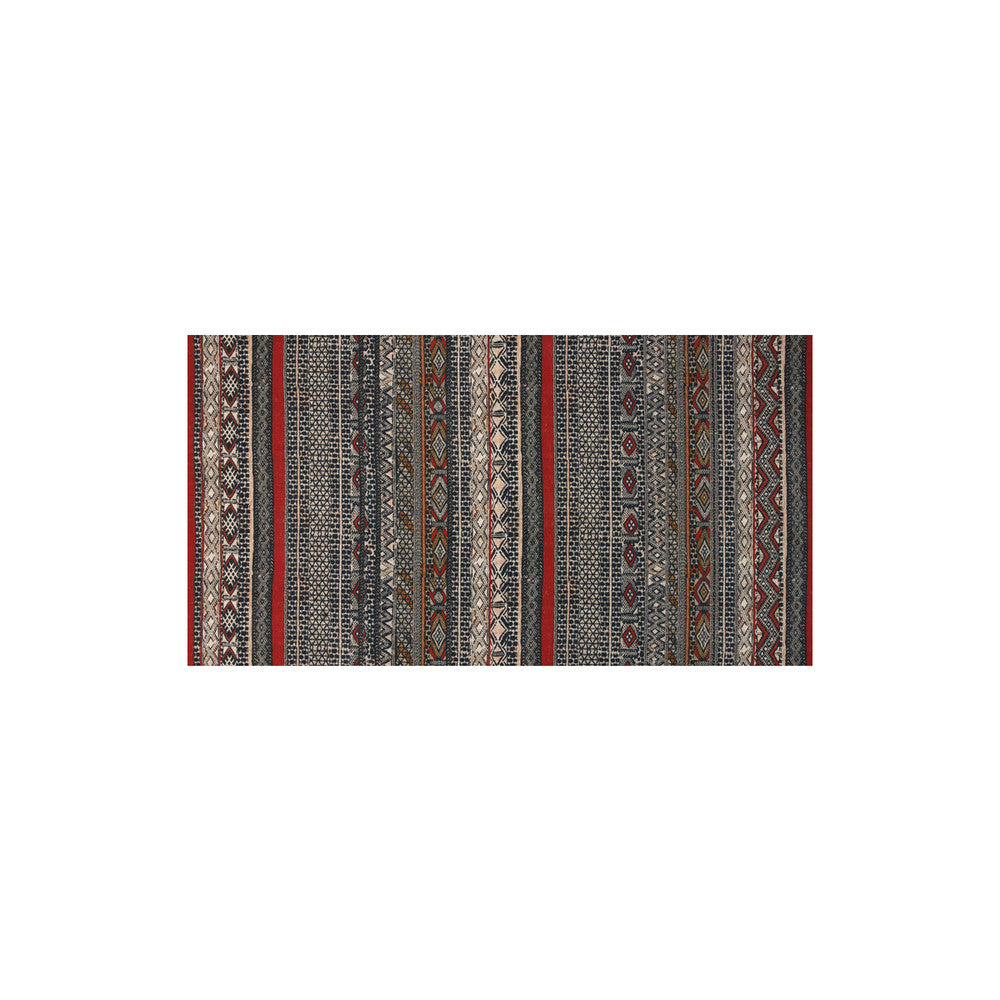 Jethro Indigo by Kravet Couture Fabric NOMAD CHIC COTTON - 63%;LINEN - 37% Italy HEAVY Horizontal: 54 and Vertical: 14.5 54 - Fabric Carolina -
