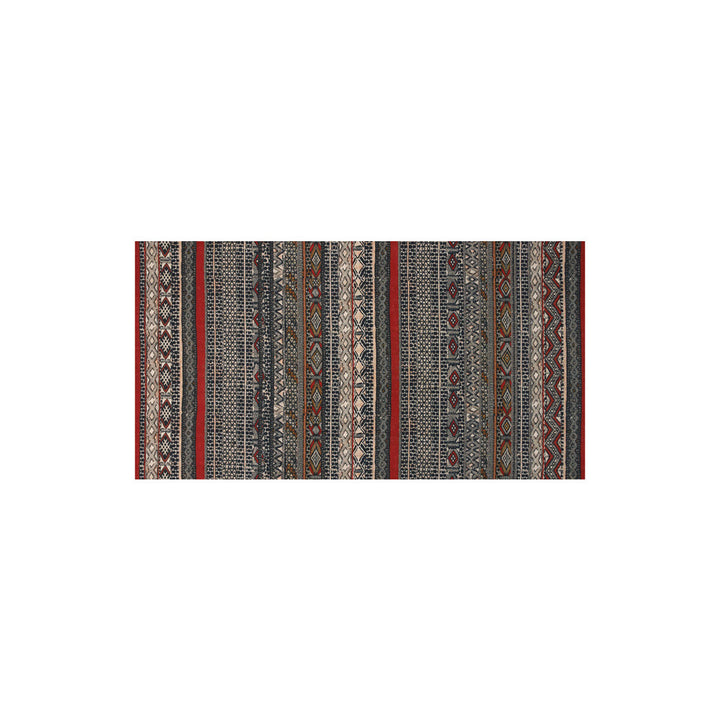Jethro Indigo by Kravet Couture Fabric NOMAD CHIC COTTON - 63%;LINEN - 37% Italy HEAVY Horizontal: 54 and Vertical: 14.5 54 - Fabric Carolina -