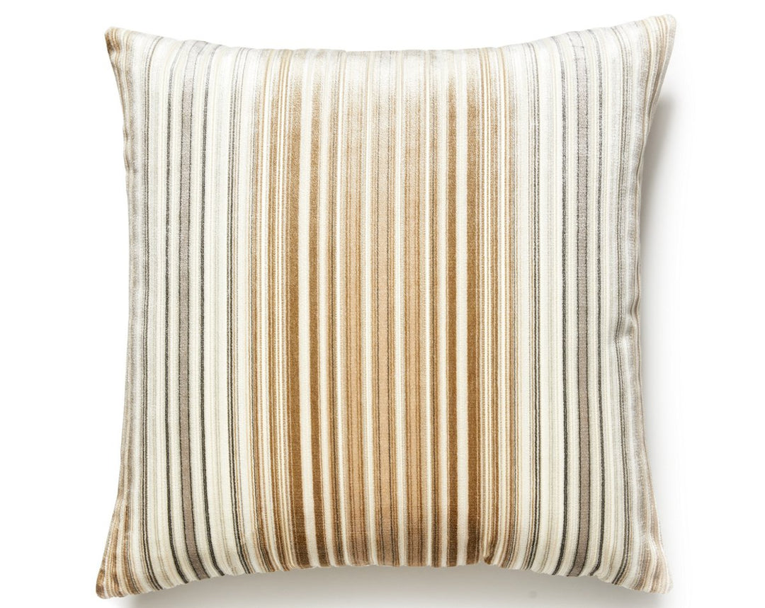 Timberlake Velvet Pillow 22 X 22 - Travertine JMSDDK05920004 by Scalamandre Designer Pillow