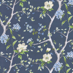 Joanna Navy by Norbar Fabric
