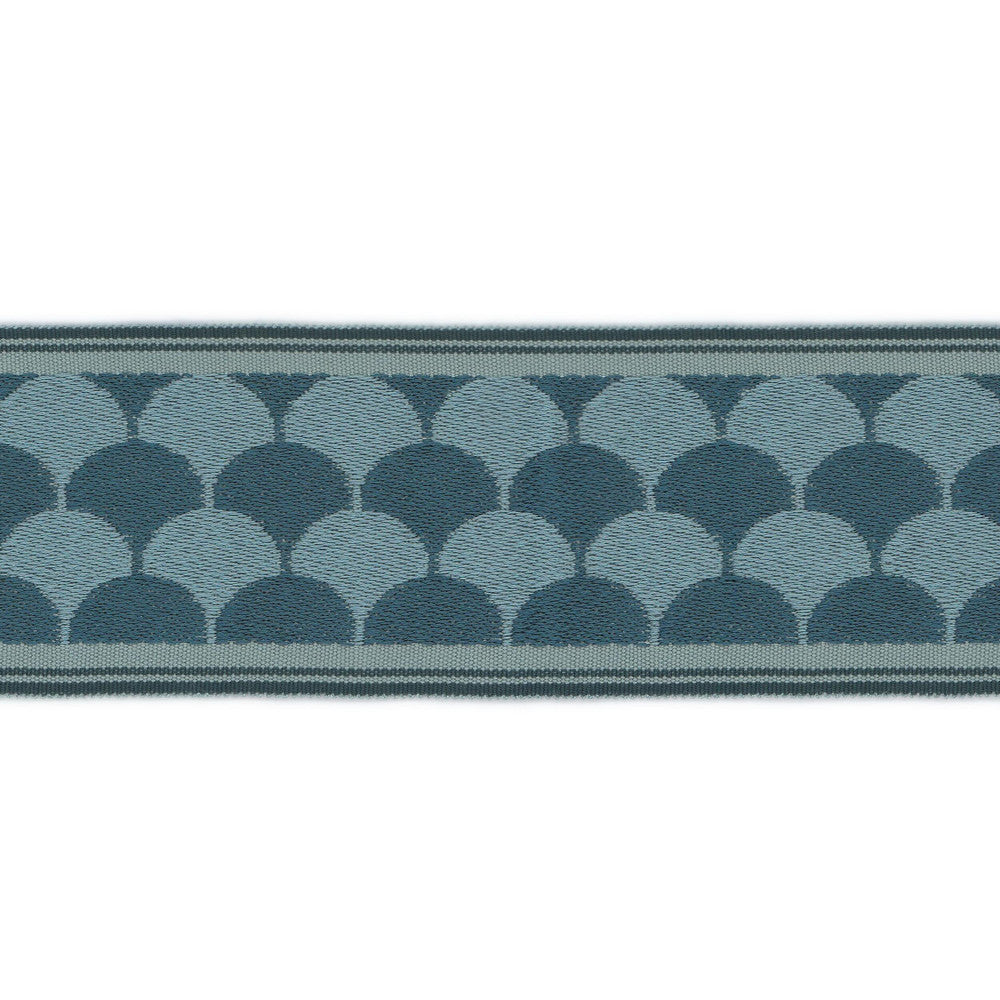 Jolie Tape 1 Teal by Stout Trim Stout Trim Jolie Tape 1 TealTrim NEW TRADITIONS TRIM 100%SVI CHINA </p><p>Repeat: H: 1.250, V: 0.000 3 in - Fabric Carolina -