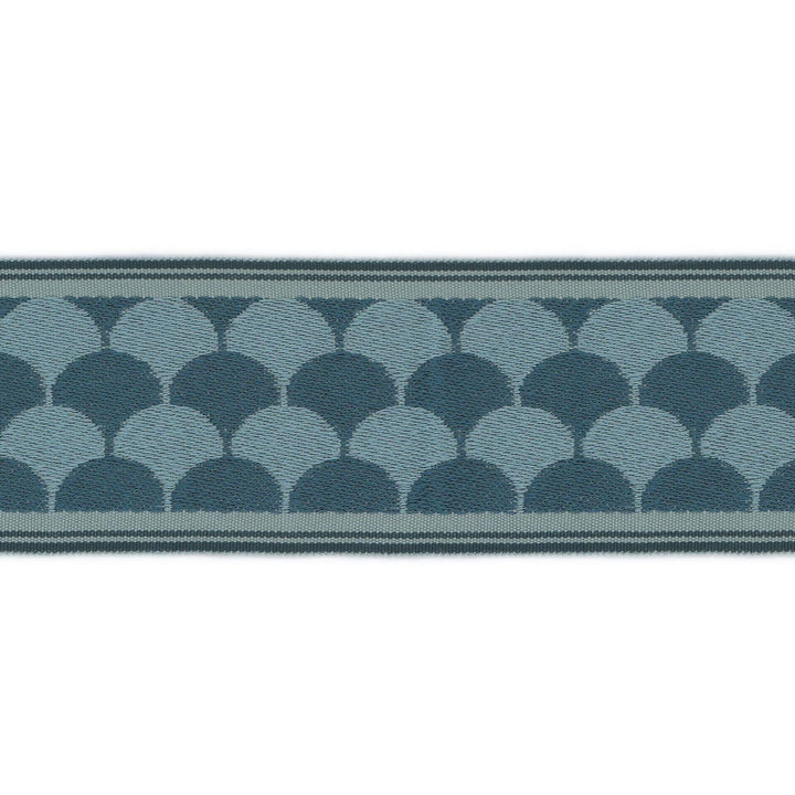 Jolie Tape 1 Teal by Stout Trim Stout Trim Jolie Tape 1 TealTrim NEW TRADITIONS TRIM 100%SVI CHINA </p><p>Repeat: H: 1.250, V: 0.000 3 in - Fabric Carolina -