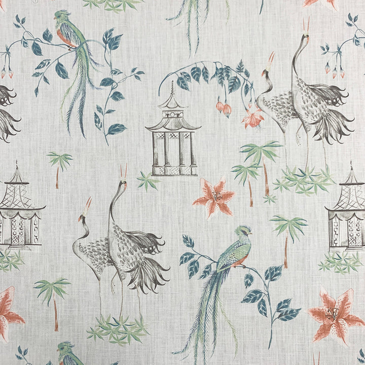 Joybird Capri by Magnolia Fabric - 95 Cotton, 5 Linen Usa 20000 Horizontal: 25.19 and Vertical: 25.19 54 - Fabric Carolina -