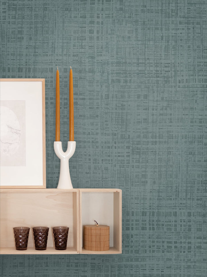 Ami Steel Blue JP10102 by Seabrook Designs Designer Wallpaper