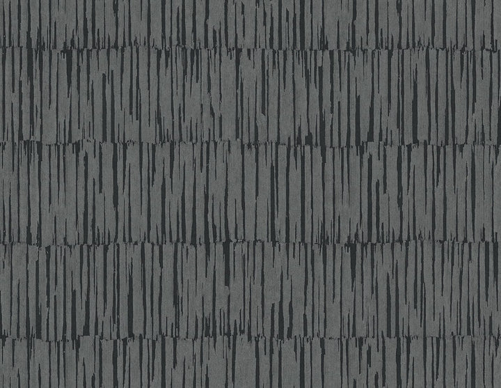 Naomi Charcoal by Seabrook Wallpaper Japandi Style United States 60.53 20.87" 27" - Fabric Carolina -