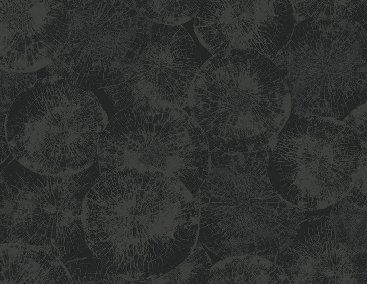 Eren Rich Onyx by Seabrook Wallpaper Japandi Style United States 60.53 20.87" 27" - Fabric Carolina -