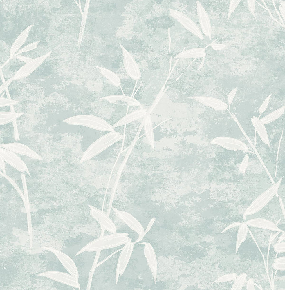 Honshu Bamboo Lakeside by Seabrook Wallpaper Japandi Style United States 56.05 20.87" 20.5" - Fabric Carolina -