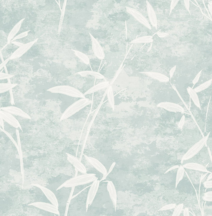 Honshu Bamboo Lakeside by Seabrook Wallpaper Japandi Style United States 56.05 20.87" 20.5" - Fabric Carolina -