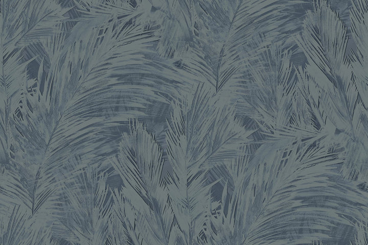 Mari Navy Blue by Seabrook Wallpaper Japandi Style United States 60.53 18" 27" - Fabric Carolina -