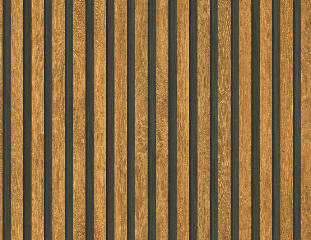 Jun Honey Brown by Seabrook Wallpaper Japandi Style United States 60.53 20.87" 27" - Fabric Carolina -