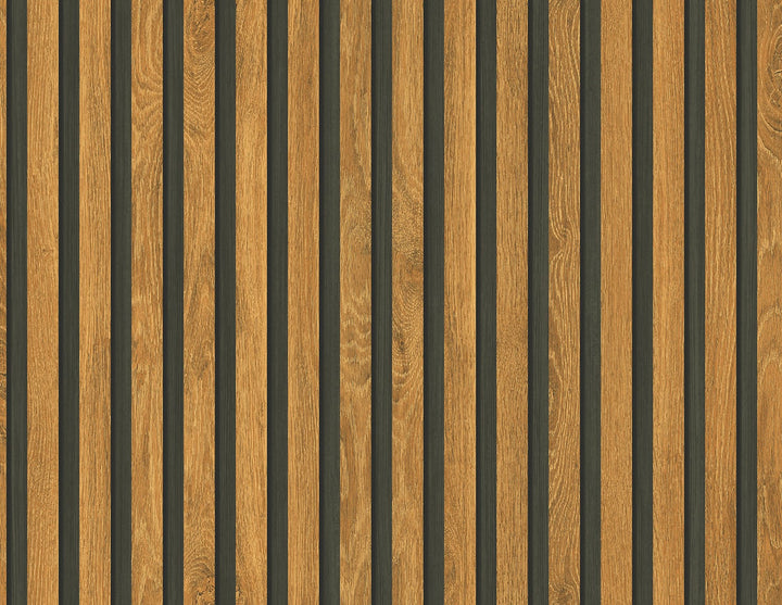 Jun Honey Brown by Seabrook Wallpaper Japandi Style United States 60.53 20.87" 27" - Fabric Carolina -
