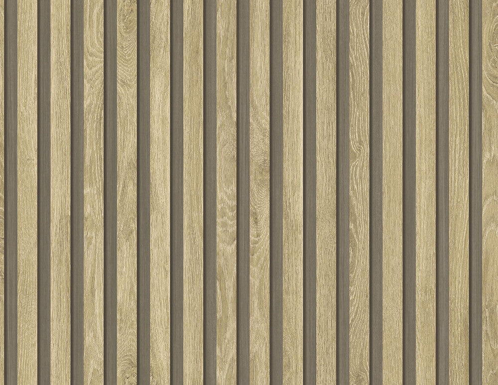 Jun Ash Brown by Seabrook Wallpaper Japandi Style United States 60.53 20.87" 27" - Fabric Carolina -