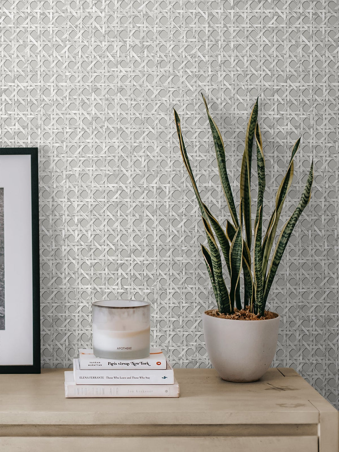 Mika Harbor Grey JP11208 by Seabrook Designs Designer Wallpaper