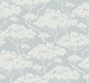 Nara Stringcloth Blue Mist by Seabrook Wallpaper