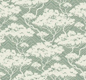 Nara Stringcloth Sage by Seabrook Wallpaper