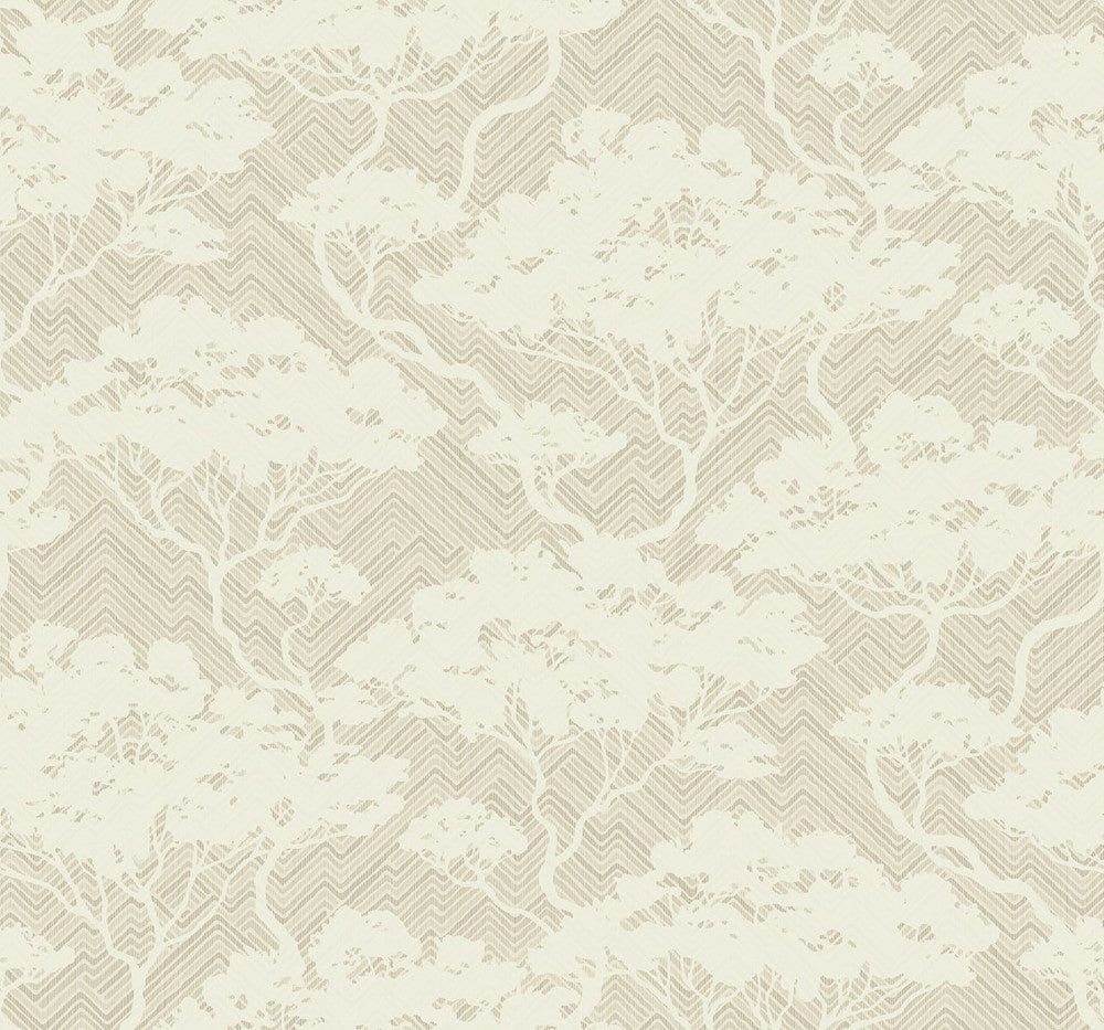 Nara Stringcloth Linen by Seabrook Wallpaper Japandi Style United States 60.53 25.2" 27" - Fabric Carolina -