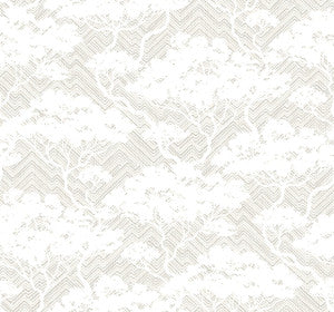 Nara Stringcloth Fog by Seabrook Wallpaper