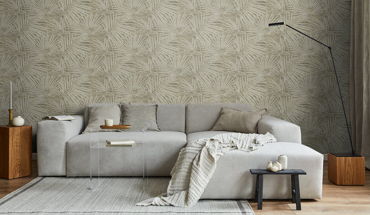 Rei Mural Pavestone & Silver JP11805M by Seabrook Designs Designer Wallpaper