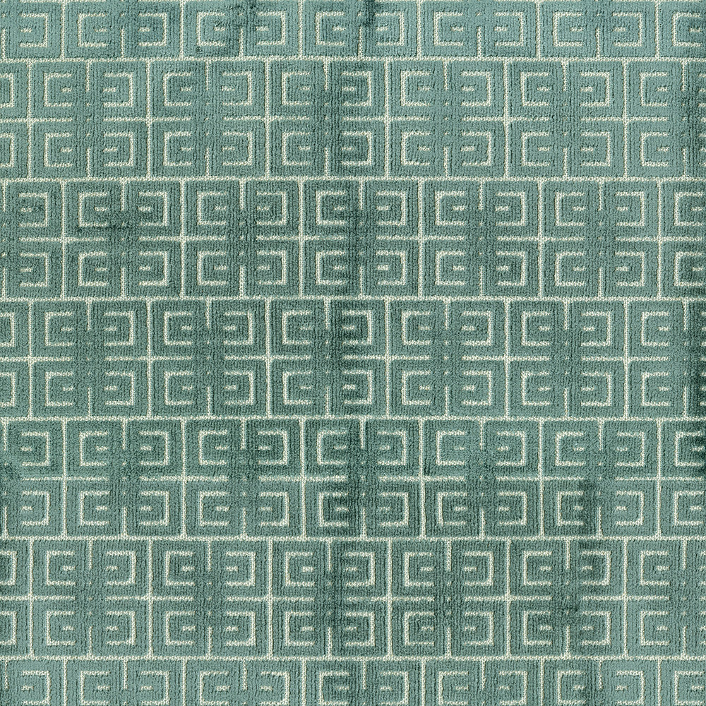Julian 34 Aqua by ABBEYSHEA Designer Fabric 69% Rayon
36% Polyester
5% Linen CN 50,000 Double Rubs (Wyzenbeek) </p><p>Repeat: Horizontal: 2.76 in. (7 cm) up the roll and Vertical: 5.59 in. (14.2 cm) across the roll 55 in. (140 cm) - Swanky Fabrics -