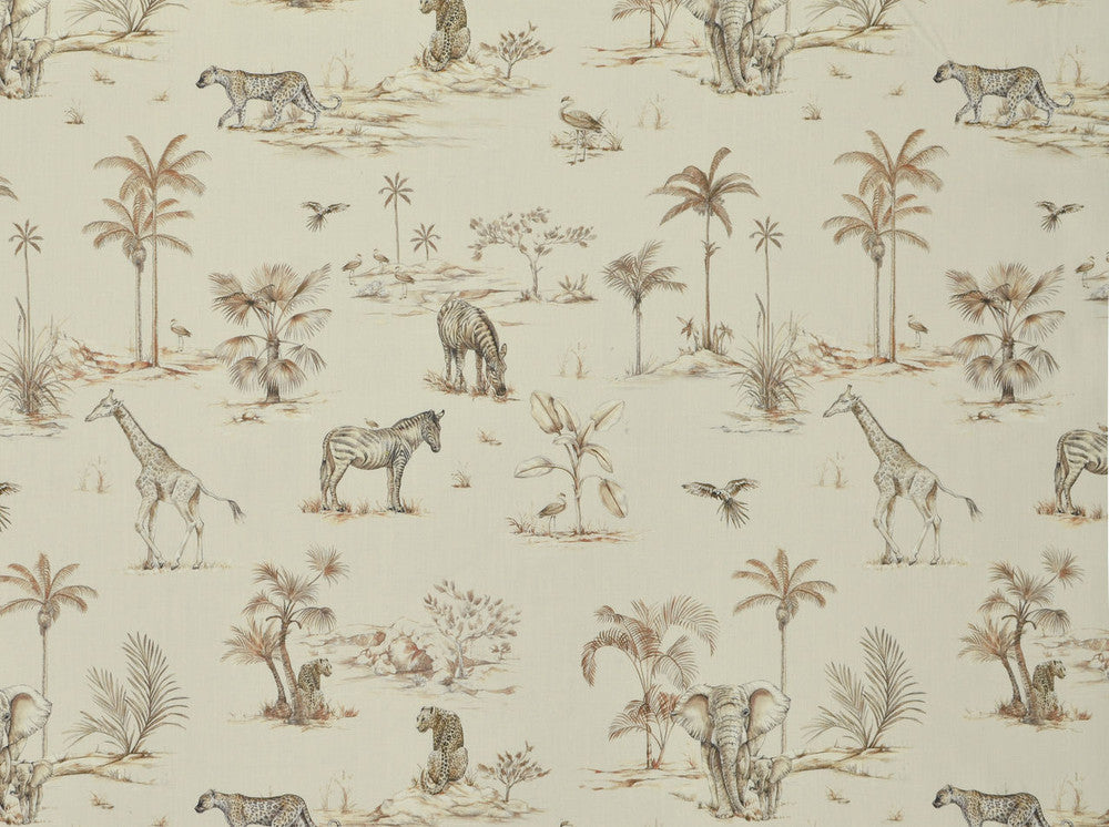 Jumanji 618 Safari by Covington Fabric 100% COTTON India 7500 Horizontal: 27 and Vertical: 27 56.5 - Fabric Carolina -
