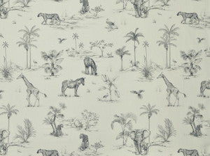 Jumanji 904 Ivory/Ebony by Covington Fabric