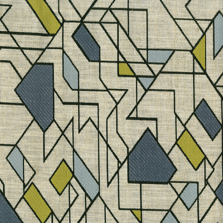 Maze 302 Slate by ABBEYSHEA Fabric 60% Polyester, 25% Rayon, 15% Linen China 50,000 Double Rubs (Wyzenbeek) </p><p>Repeat: Horizontal: 27 in. (68.60 cm) Up the Roll and Vertical: 27 in. (68.60 cm) Across the Roll 56" (142 cm) - Fabric Carolina -
