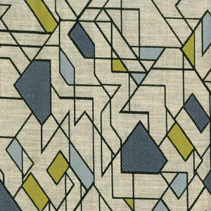 Maze 302 Slate by ABBEYSHEA Fabric