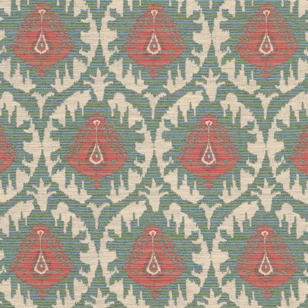 Jutland 3 Shoreline by Stout Fabric Stout Fabric Jutland 3 ShorelineFabric Great Impressions Green/Spice/Naturals 82%Pol 18%Cot Turkey </p><p>Repeat: H: 7.125, V: 1.25 54 in - Fabric Carolina -