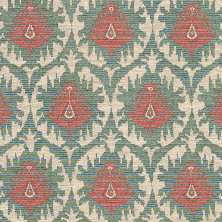 Jutland 3 Shoreline by Stout Fabric Stout Fabric Jutland 3 ShorelineFabric Great Impressions Green/Spice/Naturals 82%Pol 18%Cot Turkey </p><p>Repeat: H: 7.125, V: 1.25 54 in - Fabric Carolina -