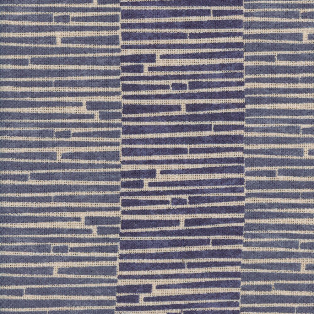 Jackson Indigo by Heritage Fabric - 100% Polyester USA or Imported Horizontal: and Vertical: 55" - Fabric Carolina -