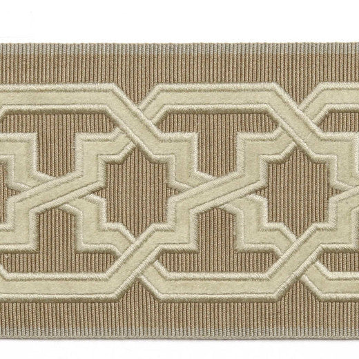 Jieda - Jute by Europatex Designer Fabric Tapes Galore 100% Polyester China See Sample Horizontal: N/A and Vertical: N/A 3.50 inches  - Swanky Fabrics -