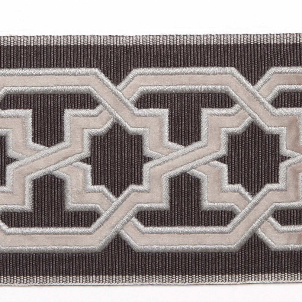 Jieda Silver by Europatex Fabric Tapes Galore 100% Polyester 2.00" 3.50 inches - Fabric Carolina -