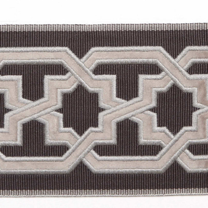Jieda Silver by Europatex Fabric Tapes Galore 100% Polyester 2.00" 3.50 inches - Fabric Carolina -