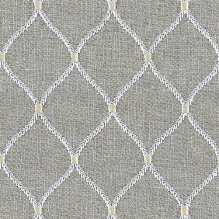 Socrates Jovial Chinchilla by Europatex Designer Fabric Socrates 20% Linen, 45% Viscose, 35% Polyester 4.3" H, 5.1" V 56.00 inches - Swanky Fabrics -