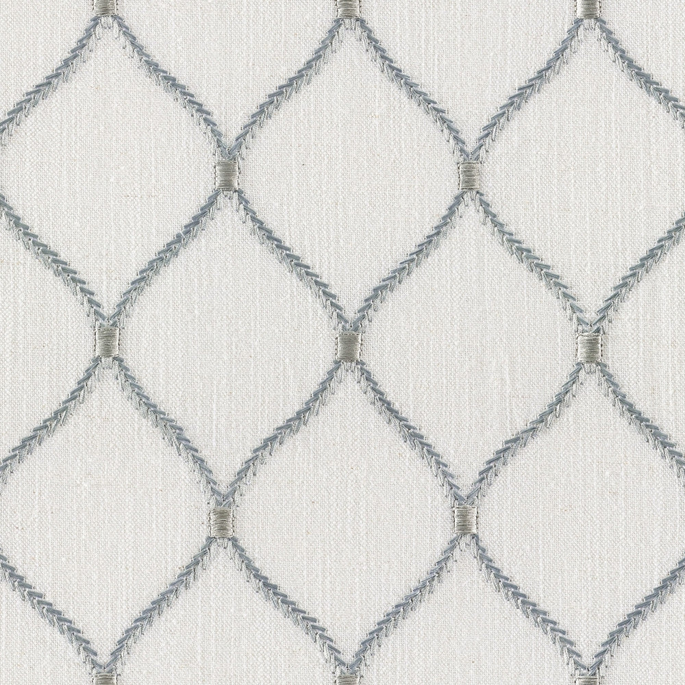 Socrates Jovial Ice by Europatex Designer Fabric Socrates 20% Linen, 45% Viscose, 35% Polyester 4.3" H, 5.1" V 56.00 inches - Swanky Fabrics -