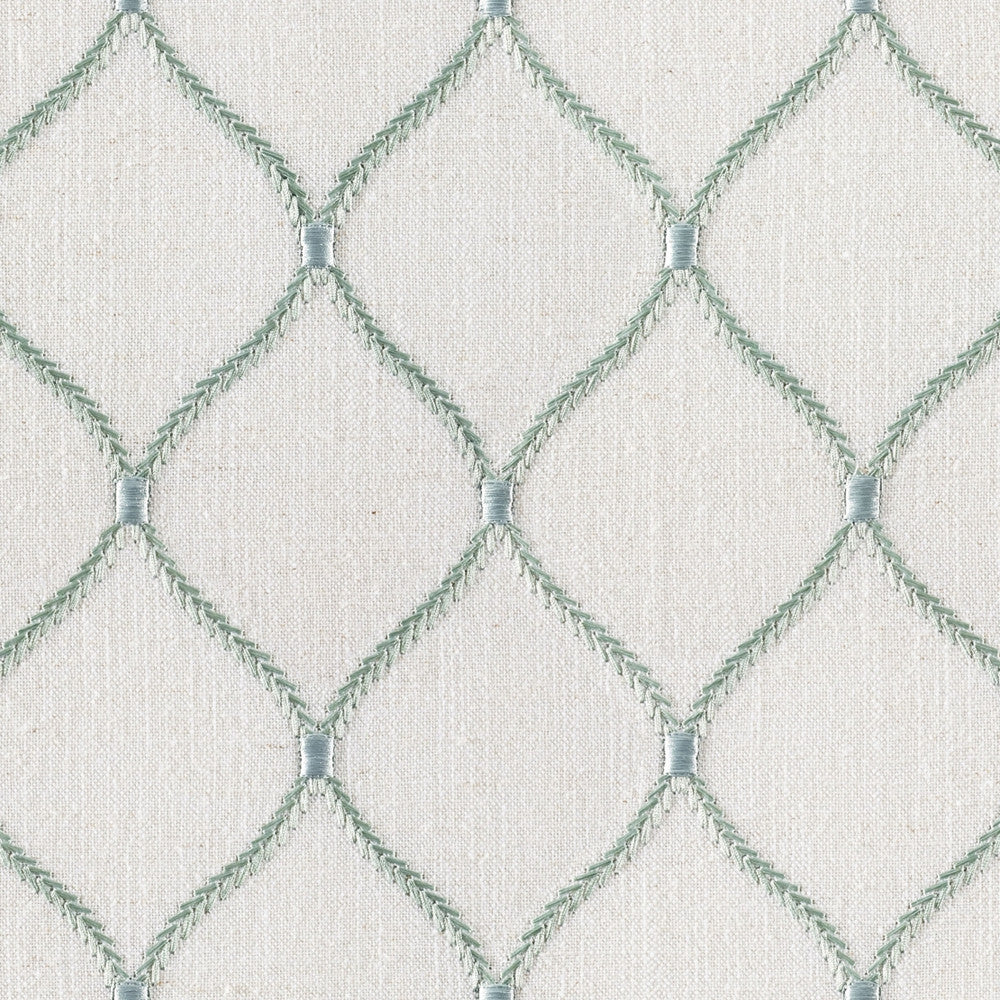 Socrates Jovial Sea Pearl by Europatex Designer Fabric Socrates 20% Linen, 45% Viscose, 35% Polyester 4.3" H, 5.1" V 56.00 inches - Swanky Fabrics -