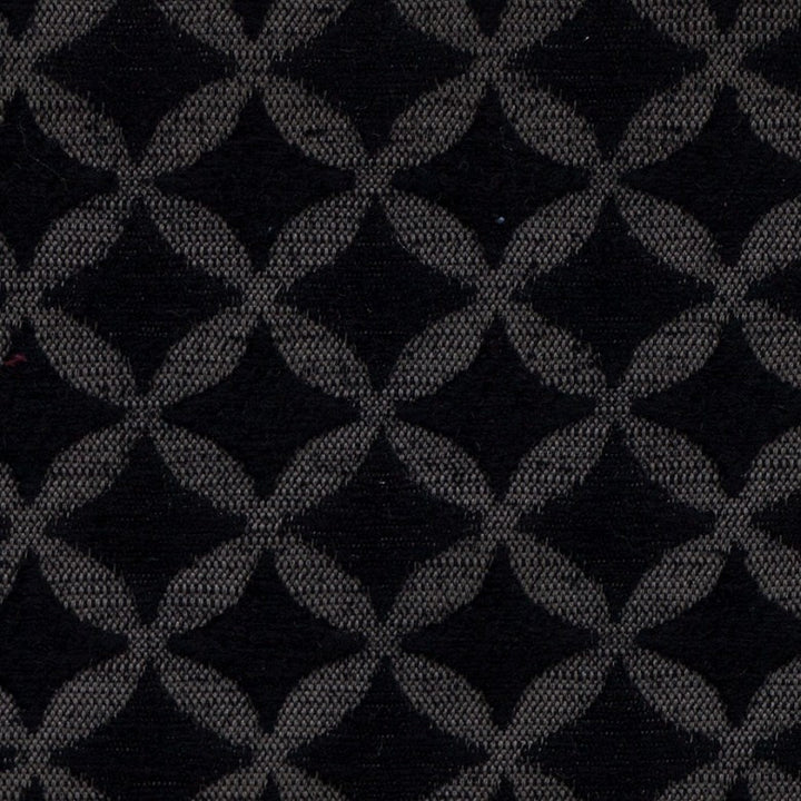 Kingston # 209 Black by Maxwell Fabric STUDIO-MAYFAIR 61% VISCOSE/23% POLYESTER
16% COTTON INDIA See sample </p><p>Repeat: Horizontal: 1.25" and Vertical: 1.25" 54.3" - Fabric Carolina -