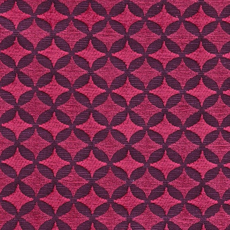 Kingston # 502 Rouge by Maxwell Fabric STUDIO-MAYFAIR 61% VISCOSE 23% POLYESTER
16% COTTON INDIA </p><p>Repeat: Horizontal: H-1.25 and Vertical: V-1.25 54.3" - Fabric Carolina -