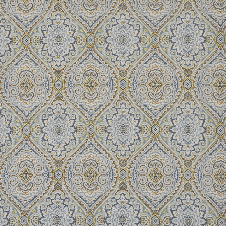 Kublai # 133 Cerulean by Maxwell Fabric COLOR THEORY-VOL.II TRUE BLUE 55% LINEN/45% RAYON CHINA See sample </p><p>Repeat: Horizontal: 4.5" and Vertical: 6.75" 54" - Fabric Carolina -