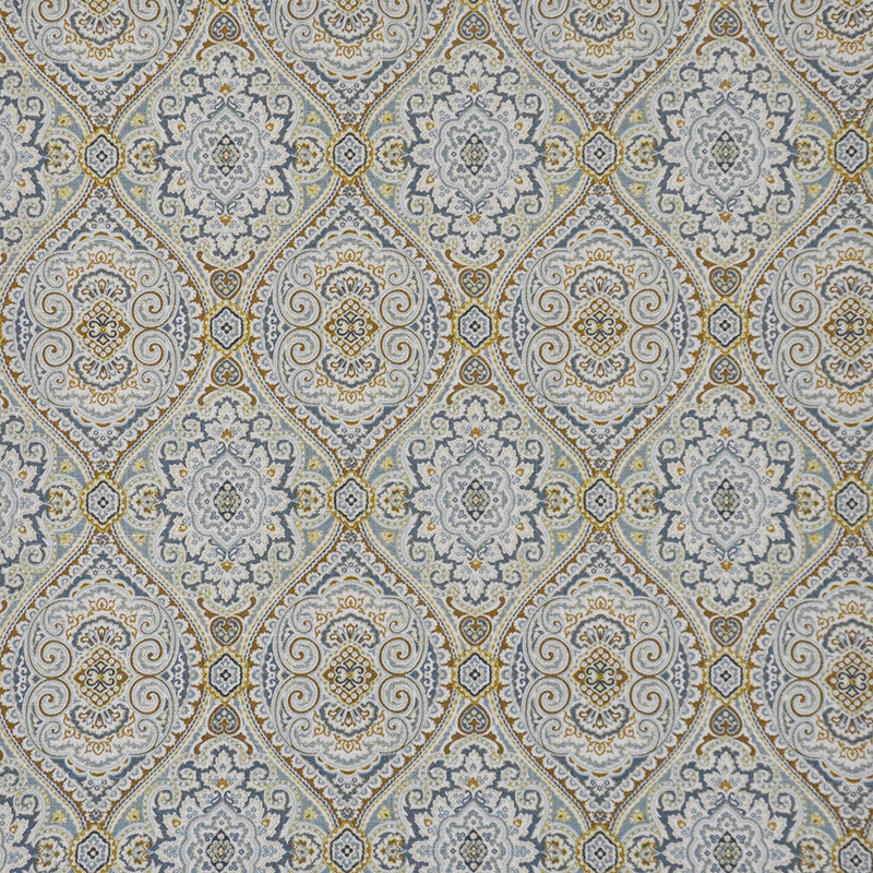 Kublai # 133 Cerulean by Maxwell Fabric COLOR THEORY-VOL.II TRUE BLUE 55% LINEN/45% RAYON CHINA See sample </p><p>Repeat: Horizontal: 4.5" and Vertical: 6.75" 54" - Fabric Carolina -