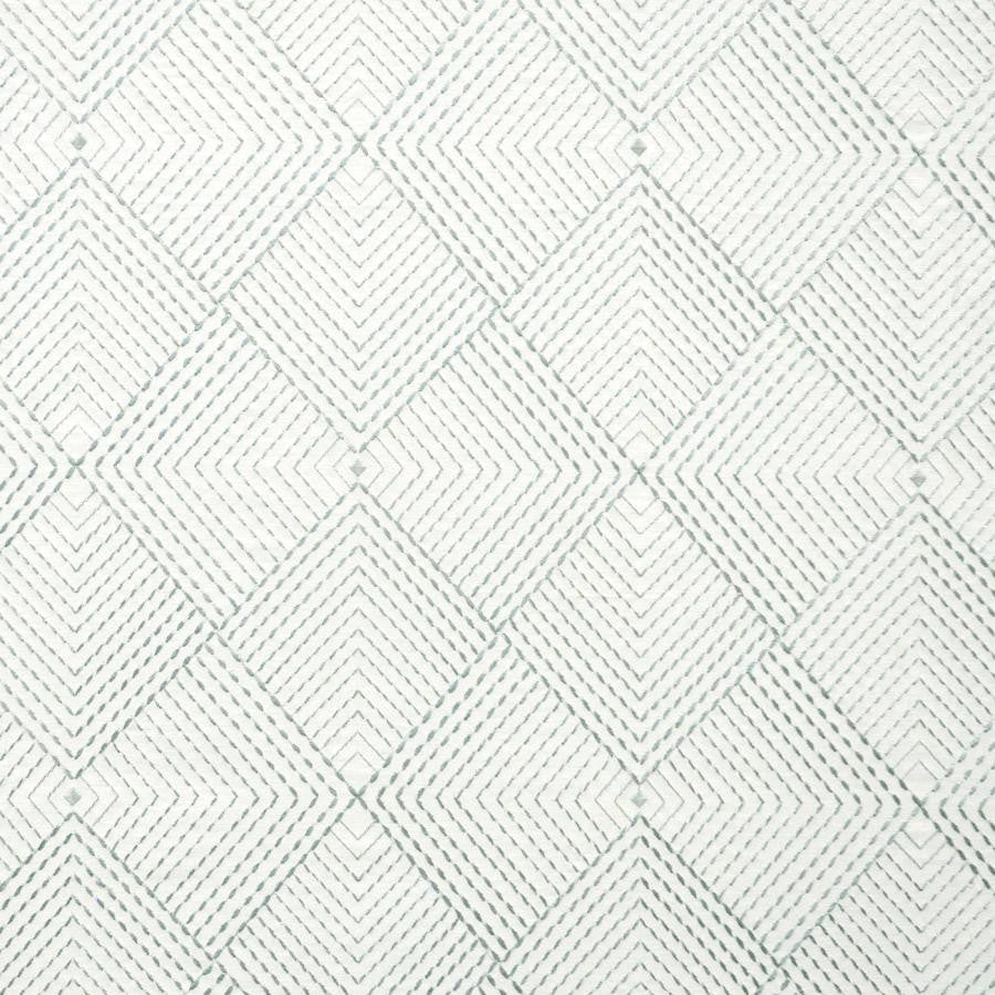 Kite # 817 Pool by Maxwell Fabric Color Theory-Vol.Vi Odyssey 65% COTTON/30% RAYON/5% ZARI INDIA V-15"H-13" 54"EMB.52" - Fabric Carolina -