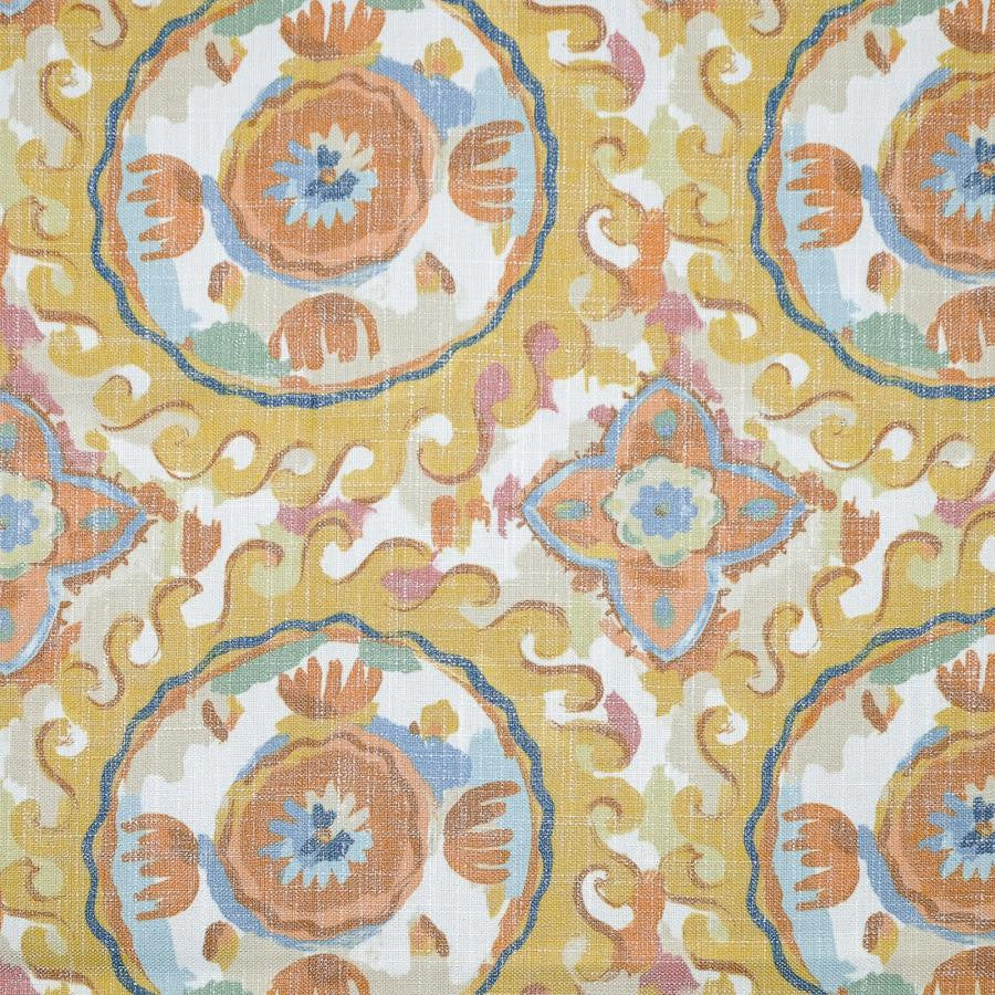 Kirkby # 517 Mimosa by Maxwell Fabric Print Gallery Ii 69% POLYESTER
23% VISCOSE
8% LINEN CHINA V-13.5" H-13.5" 54" - Fabric Carolina -