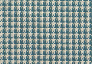 Kago Teal 022 by Norbar Fabric PANAMA 73% POLYESTER - 27% COTTON INDIA 3/4"V - 3/4"H 54 - Fabric Carolina -