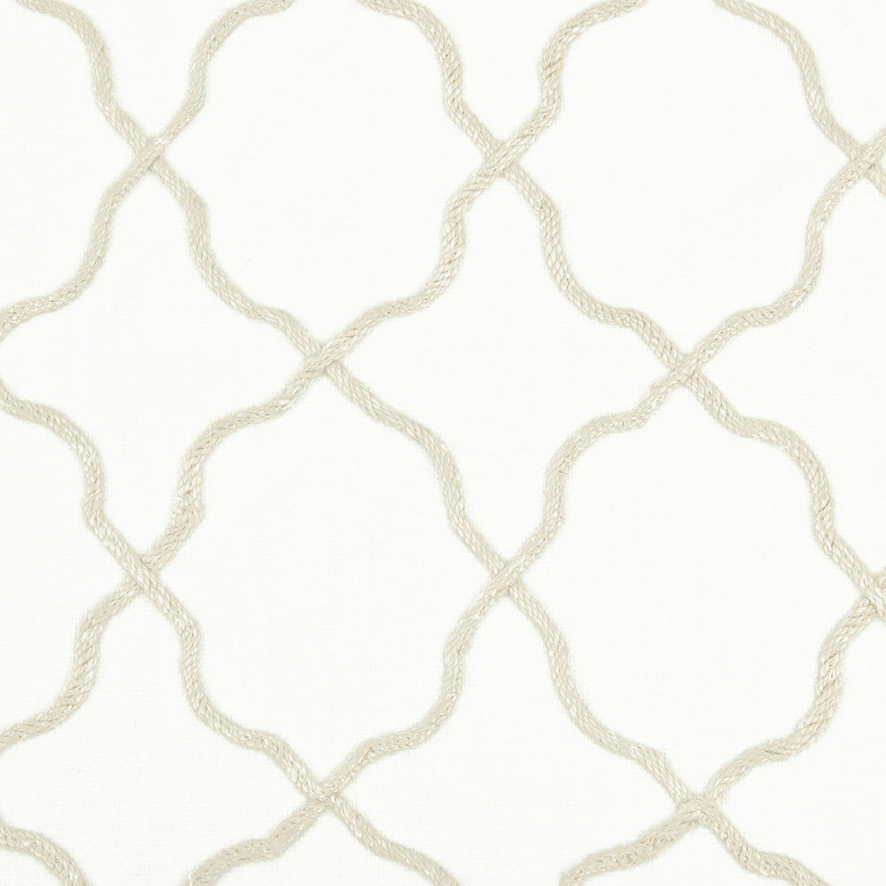 Kahuna 2 Natural by Stout Fabric COLOR MY WINDOW EMBROIDERY/SNOW 65%POL 23%SVI 12%LIN INDIA </p><p>Repeat: 3.25 51 in - Fabric Carolina -