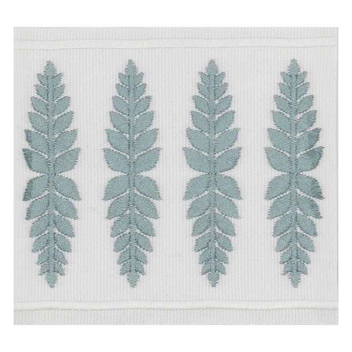 Kailua Tape 1 Aqua by Stout Trim Stout Trim Kailua Tape 1 AquaTrim SMALL WONDERS TRIM 100%POL CHINA </p><p>Repeat: H: 1.000, V: 0.000 3.5 in - Fabric Carolina -