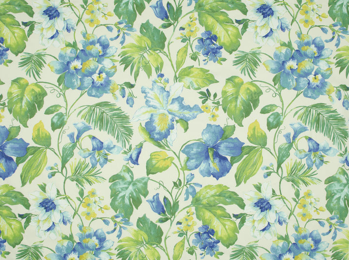 Kailani 523 Caribbean by Covington Fabric 100% COTTON Pakistan 50000 Horizontal: 27.375 and Vertical: 24.75 56 - Fabric Carolina -