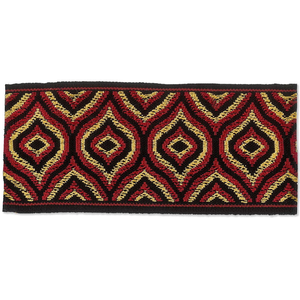 Kaleidoscope 3 Pepper by Stout Trim Stout Trim Kaleidoscope 3 PepperTrim HARMONY TRIM 57%SVI 43%POL CHINA </p><p>Repeat: H: 0.000, V: 0.000 3 in - Fabric Carolina -
