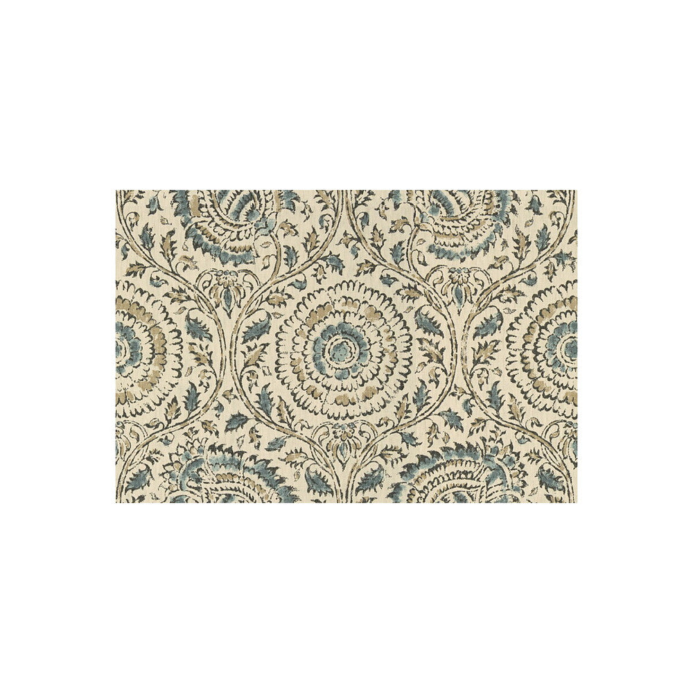 Kamala Mist by Kravet Design Fabric ECHO HEIRLOOM INDIA LINEN - 100% China MEDIUM Horizontal: 27 and Vertical: 18 54.5 - Fabric Carolina -